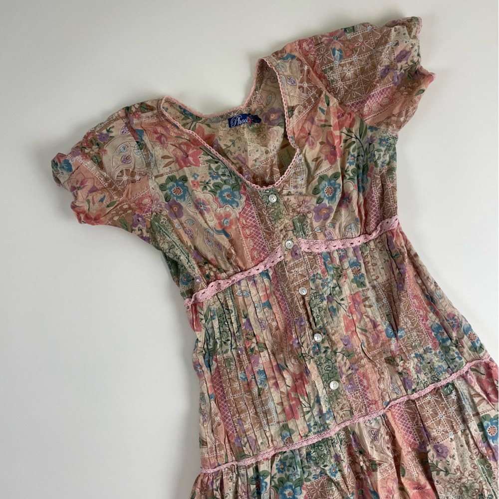 Boho Y2K midi dress